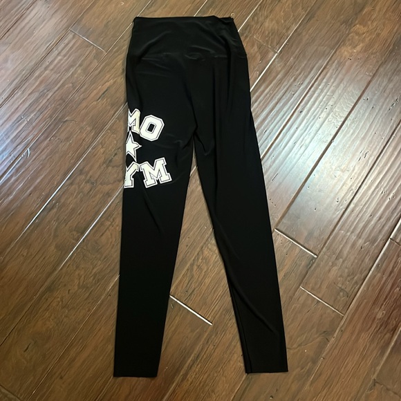 Like-New Norma Kamali Omo Printed Stretch-jersey Leggings Black Size XS - Picture 8 of 8